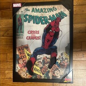Marvel The Amazing Spider-Man Comic Framed 3D Wall Art